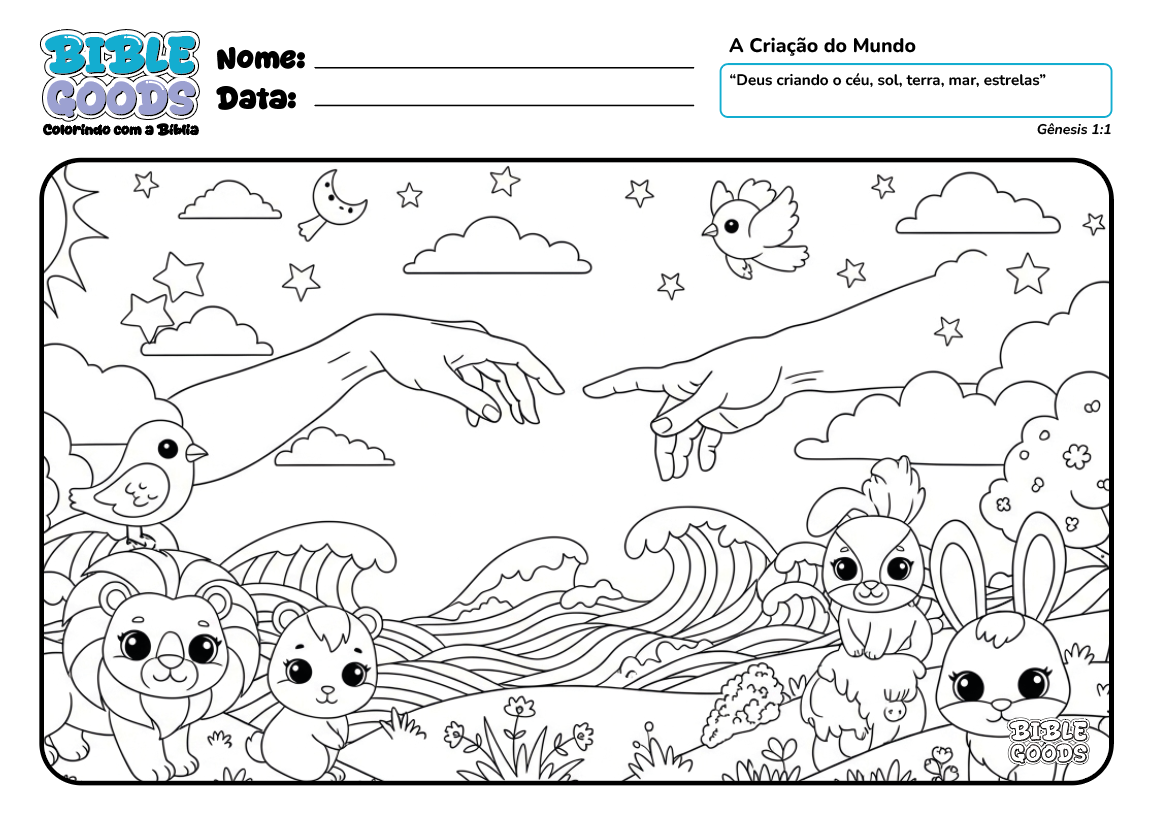 Biblie goods colorindo com a bíblia - Bobbie Goods Cristão para imprimir para PDF