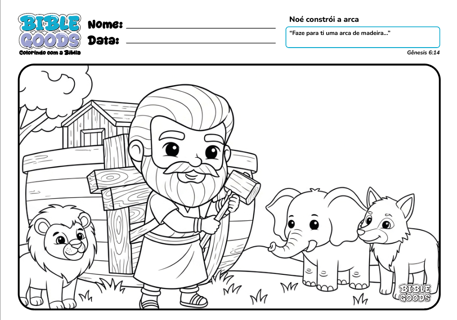 Biblie goods colorindo com a bíblia - Bobbie Goods Cristão para imprimir para PDF