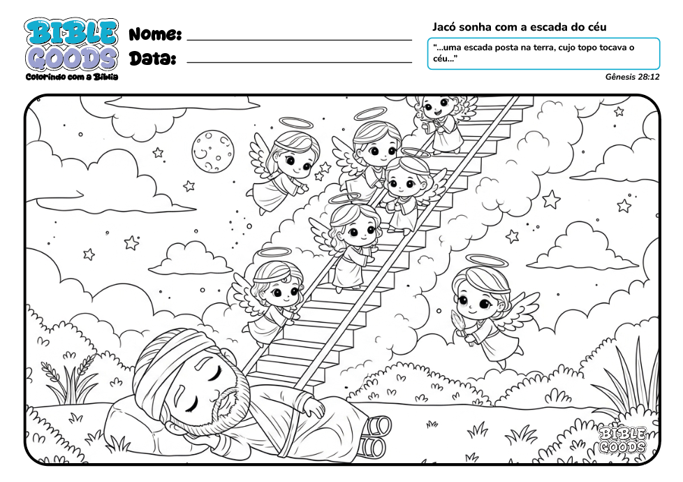 Biblie goods colorindo com a bíblia - Bobbie Goods Cristão para imprimir para PDF